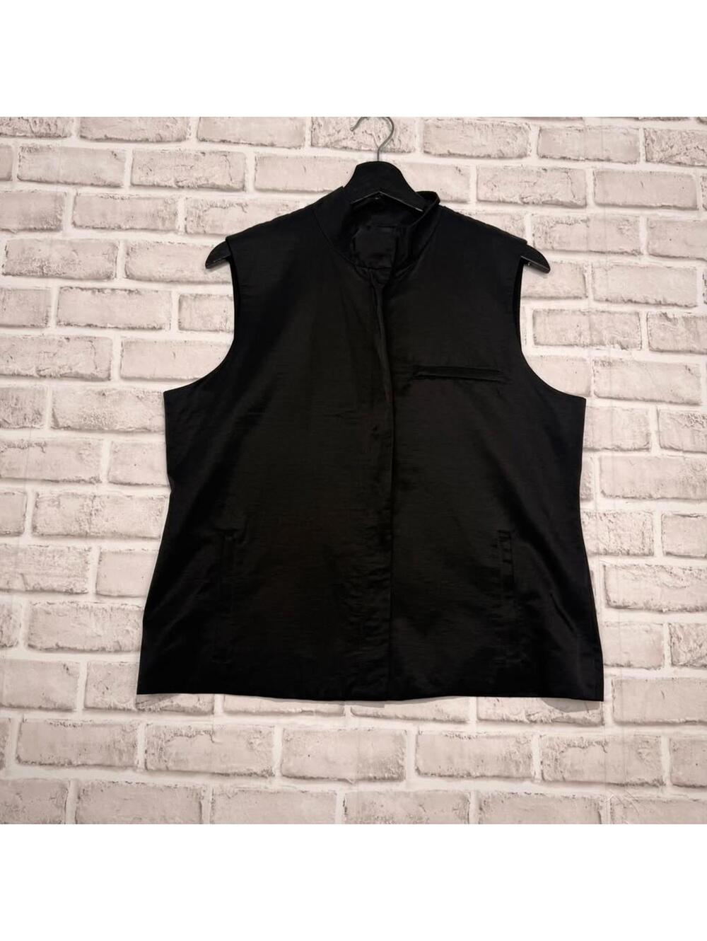 Eileen Fisher Black Active Vest Women's Size M